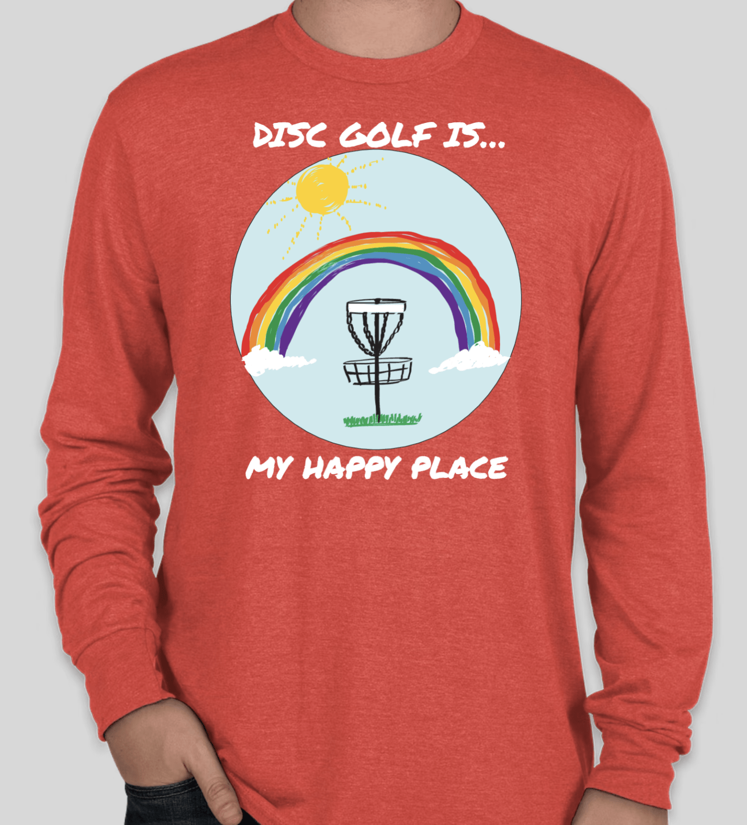 T Shirt Long Sleeve Happy Place